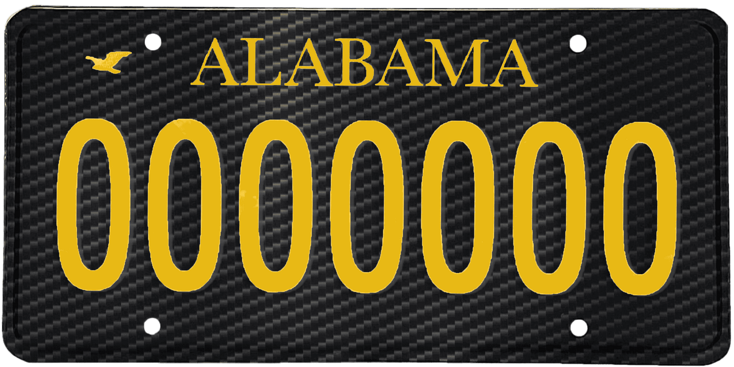 Alabama License Plate Wrap Kit