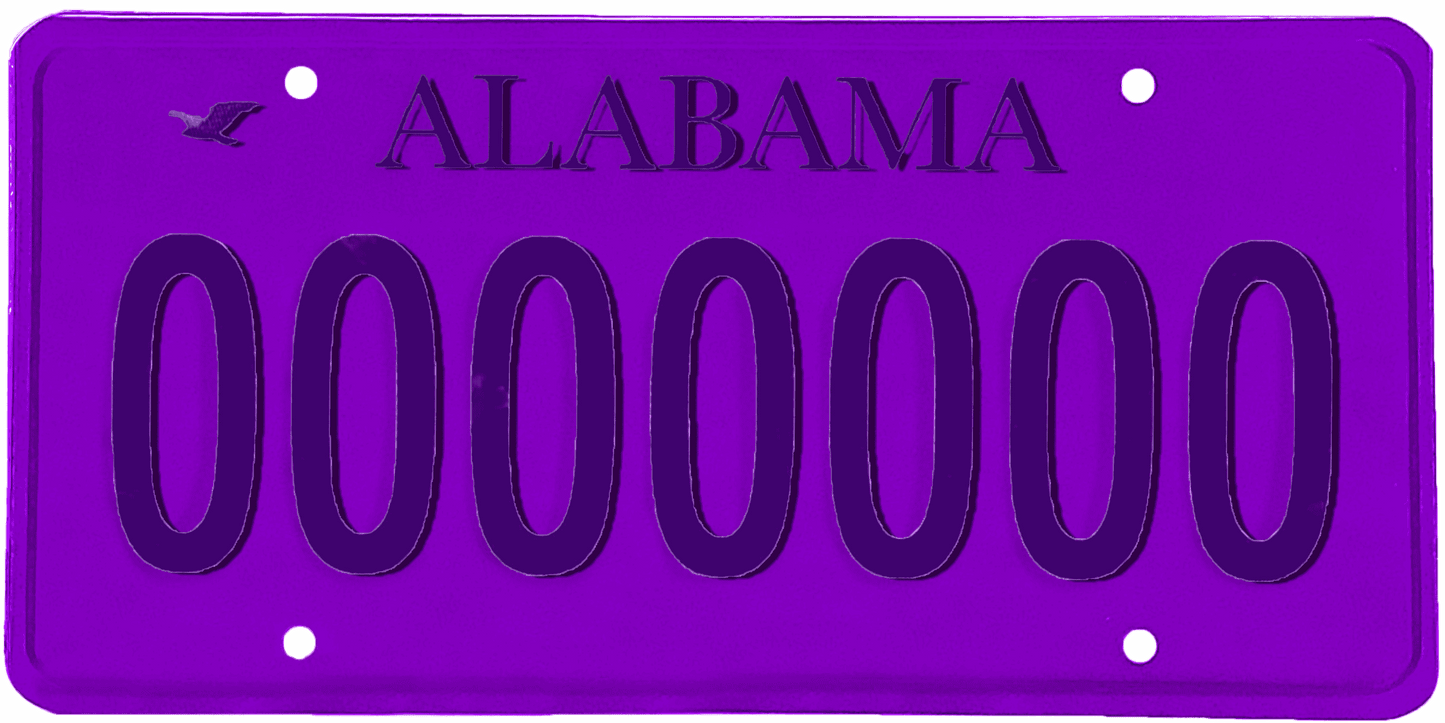 Alabama License Plate Wrap Kit