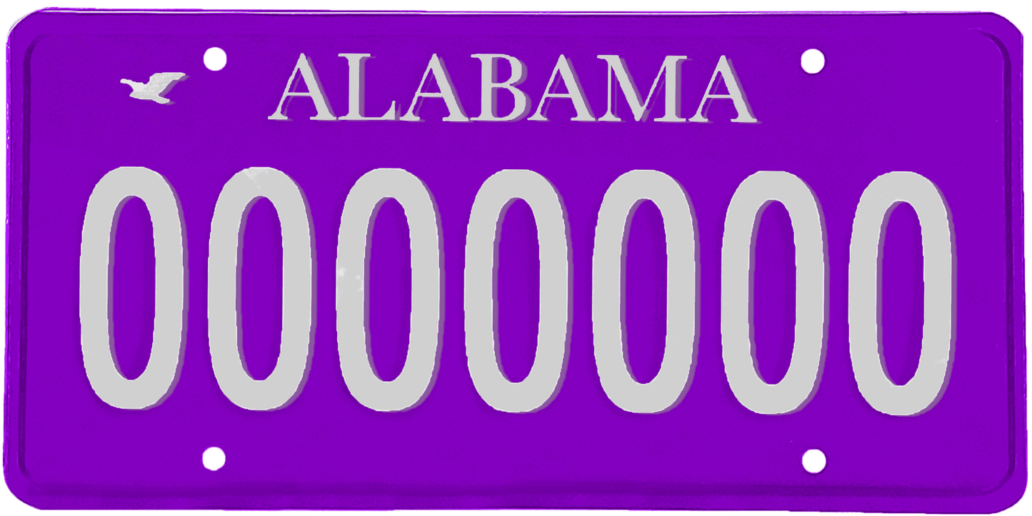 Alabama License Plate Wrap Kit