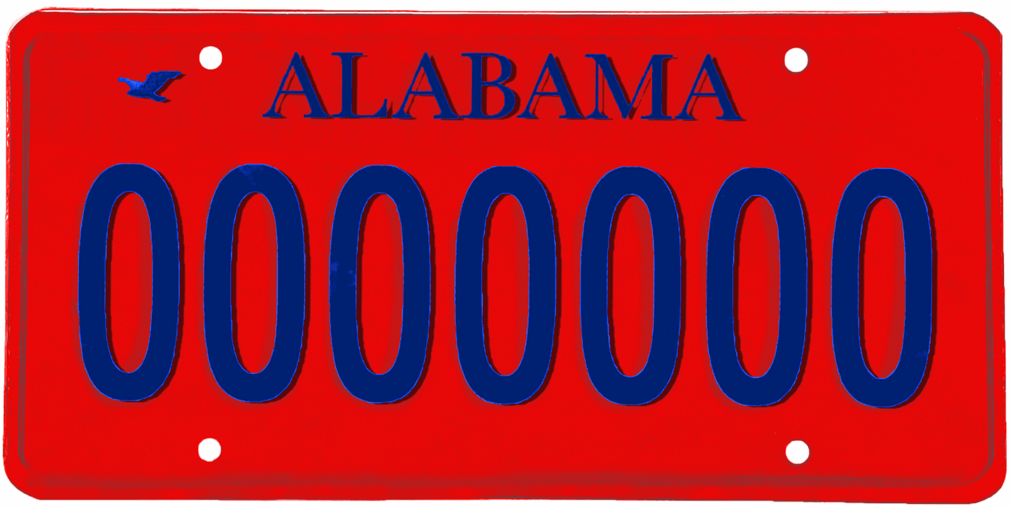 Alabama License Plate Wrap Kit