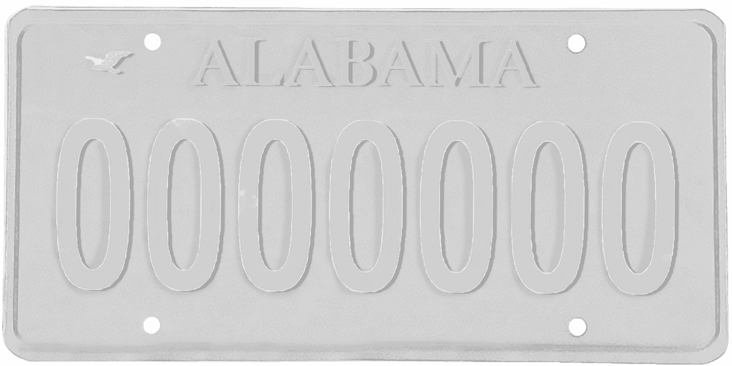 Alabama License Plate Wrap Kit