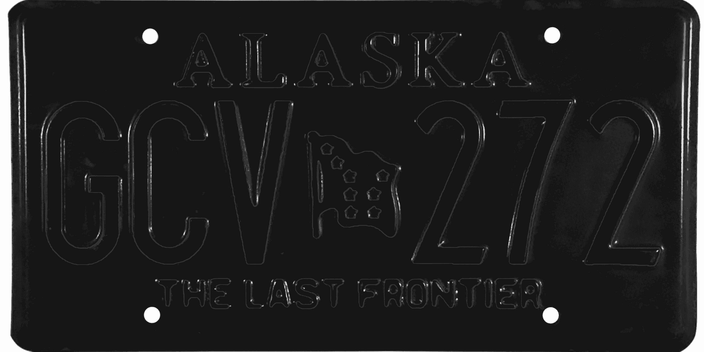 Alaska License Plate Wrap Kit