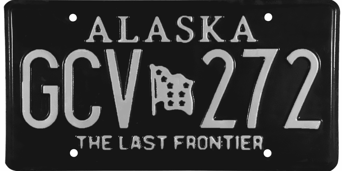 Alaska License Plate Wrap Kit