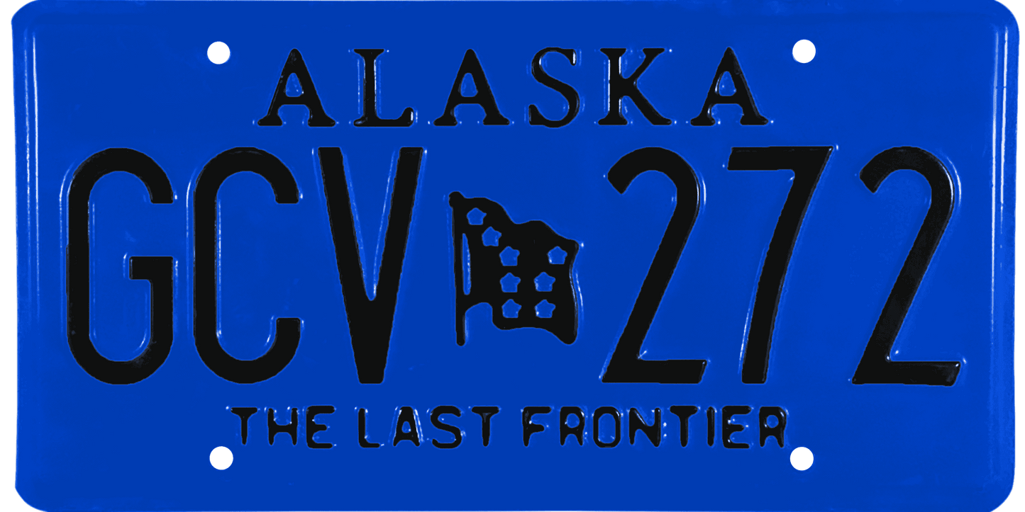 Alaska License Plate Wrap Kit