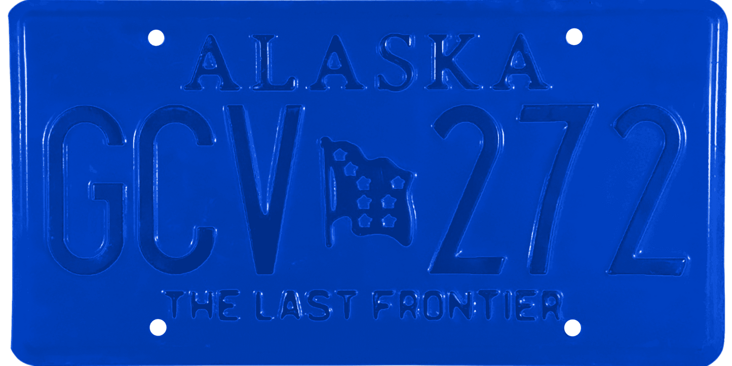 Alaska License Plate Wrap Kit