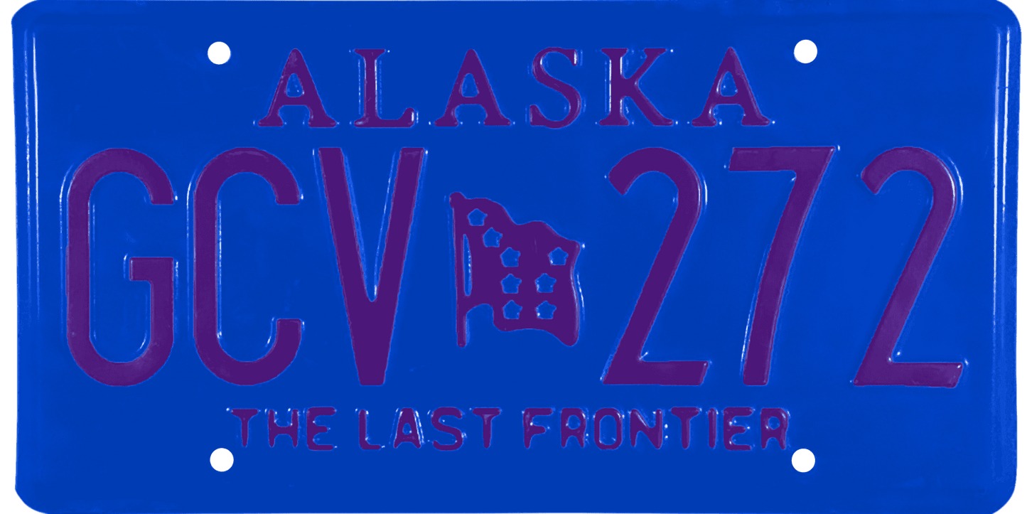 Alaska License Plate Wrap Kit