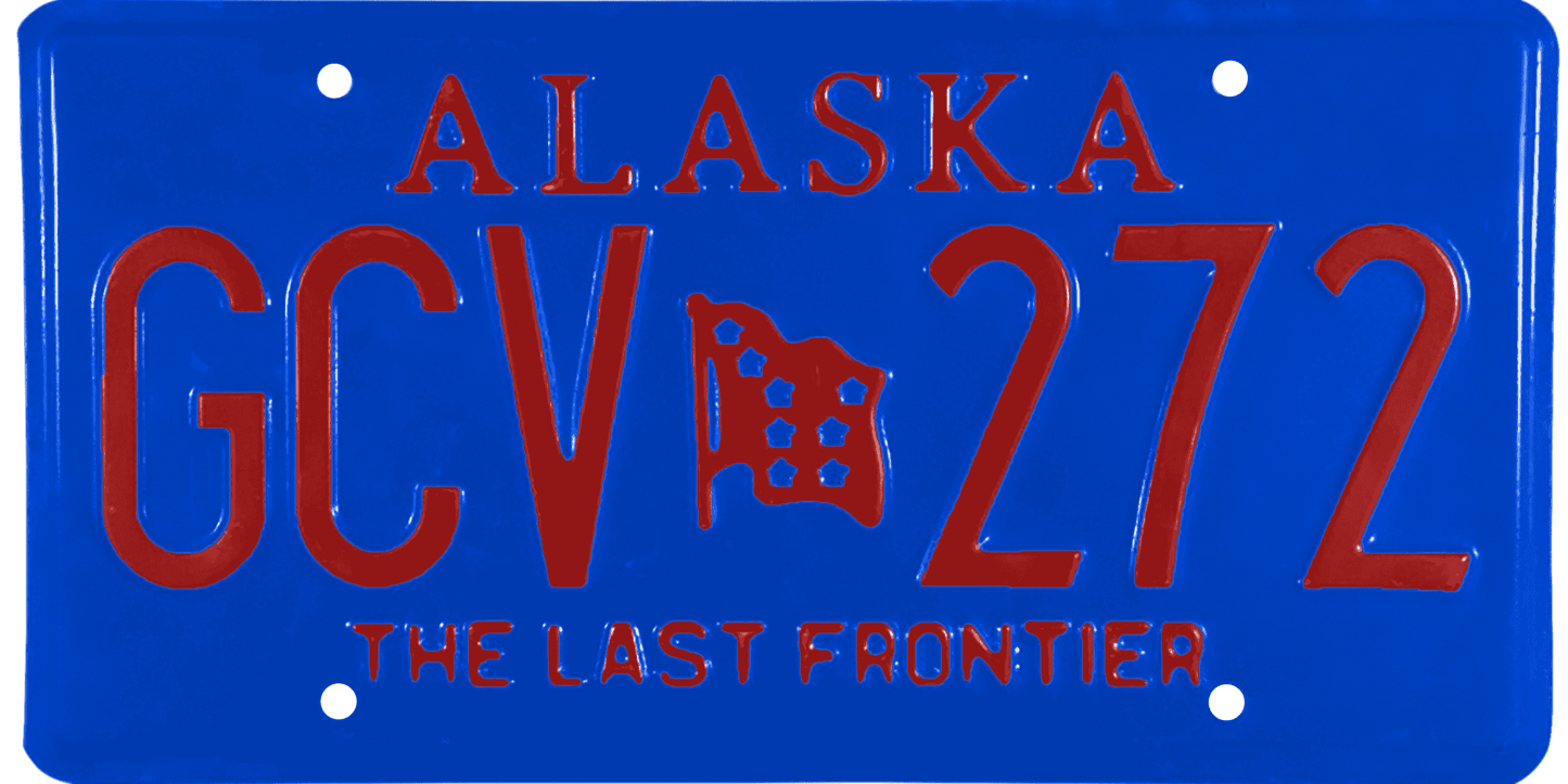 Alaska License Plate Wrap Kit