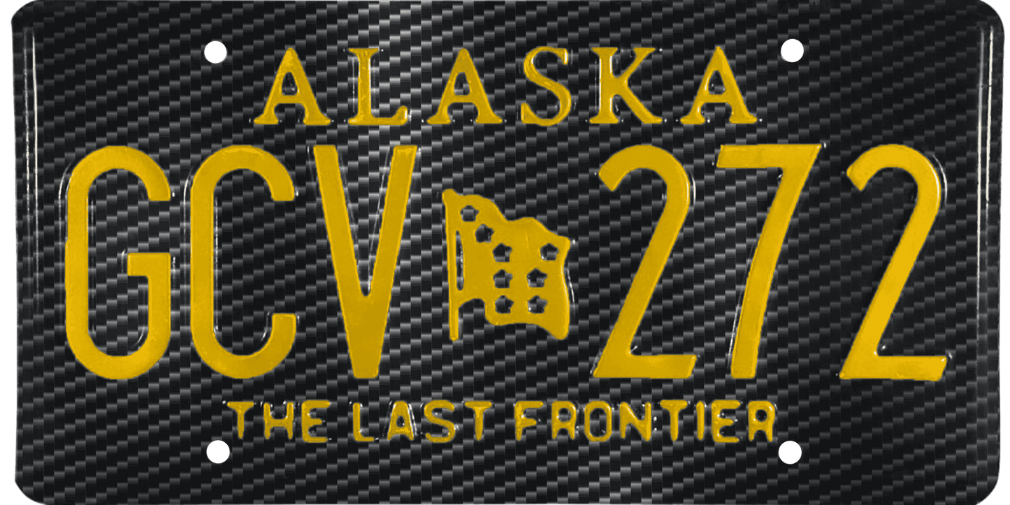 Alaska License Plate Wrap Kit