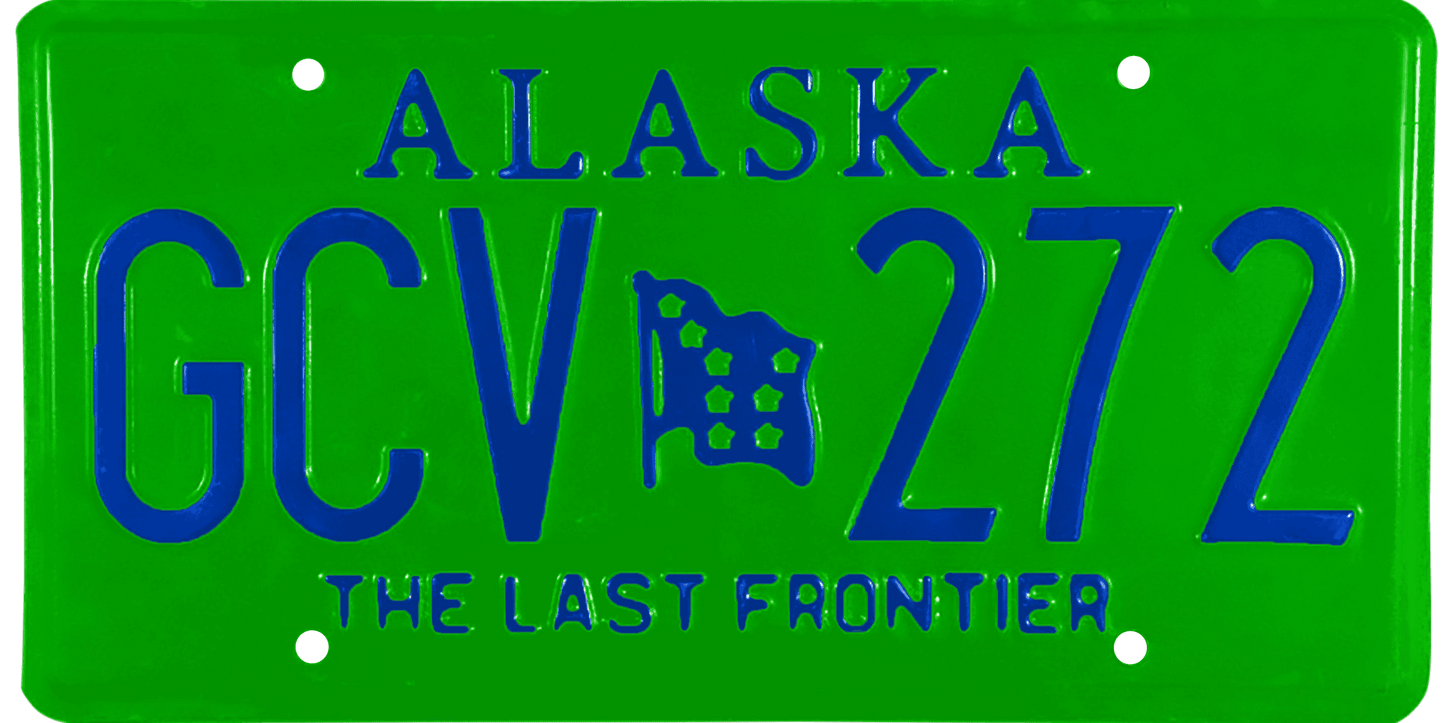 Alaska License Plate Wrap Kit