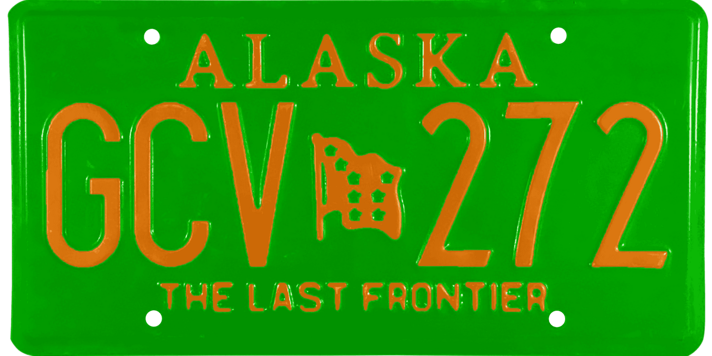 Alaska License Plate Wrap Kit