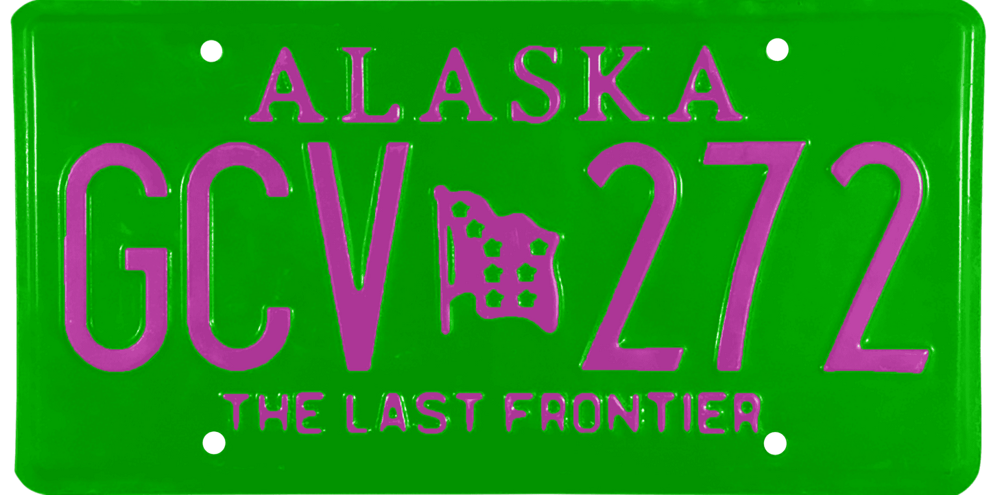 Alaska License Plate Wrap Kit