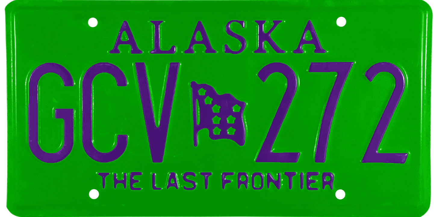 Alaska License Plate Wrap Kit