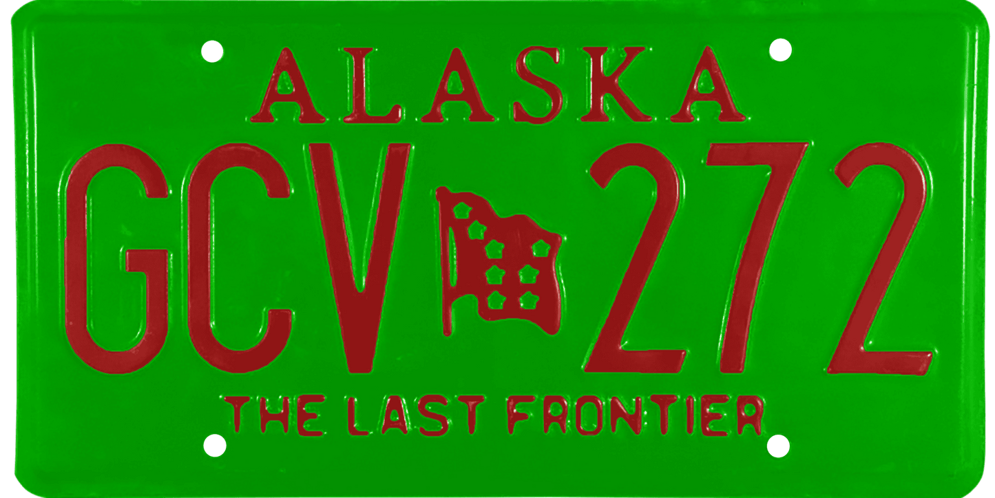 Alaska License Plate Wrap Kit