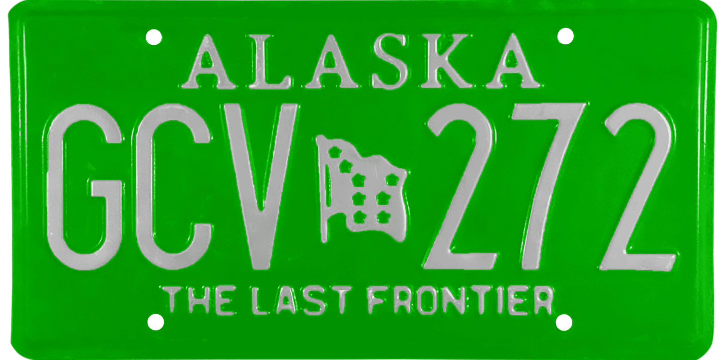 Alaska License Plate Wrap Kit