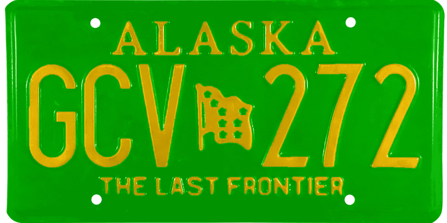 Alaska License Plate Wrap Kit