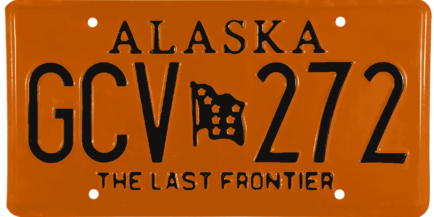 Alaska License Plate Wrap Kit