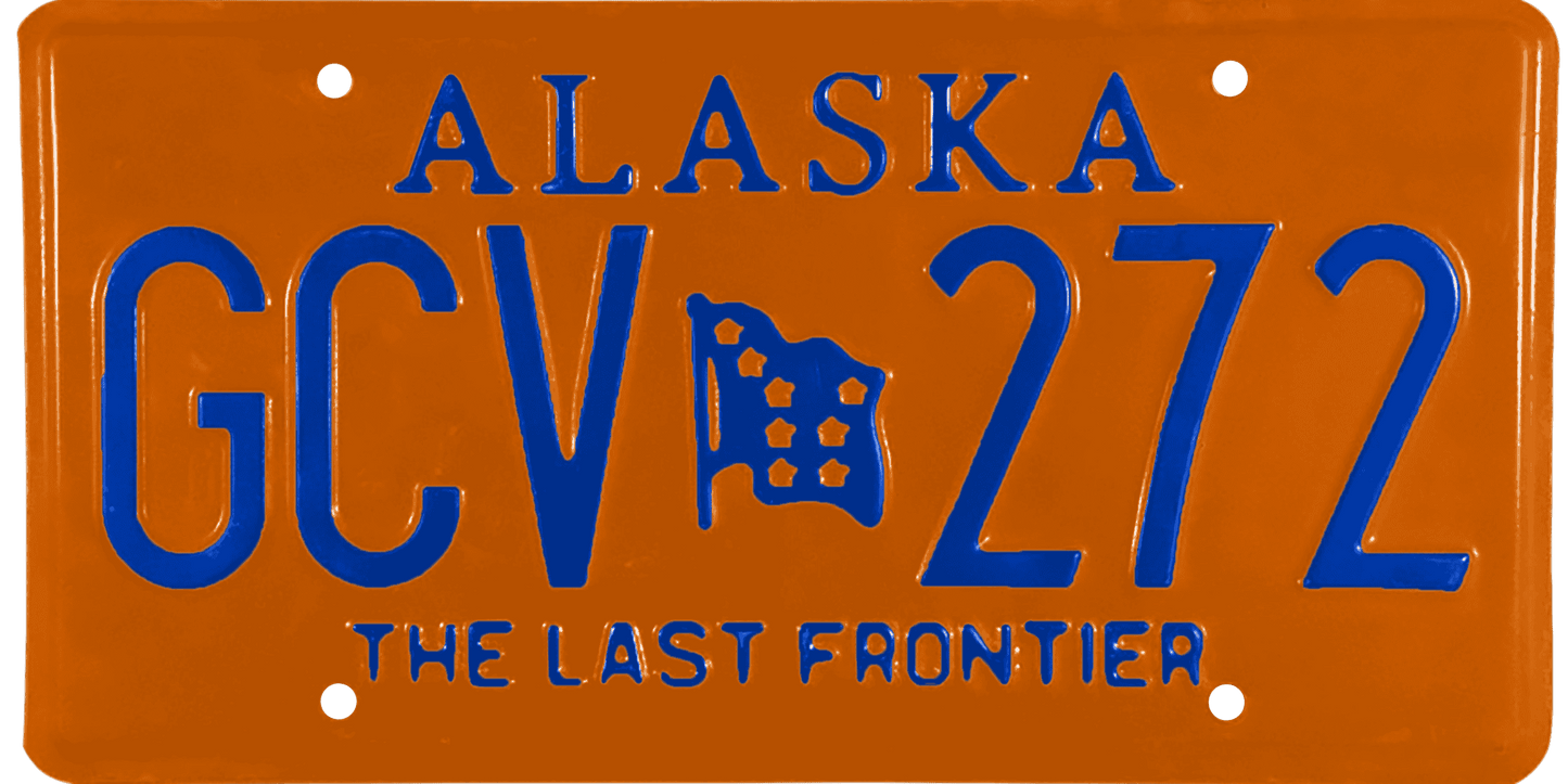 Alaska License Plate Wrap Kit