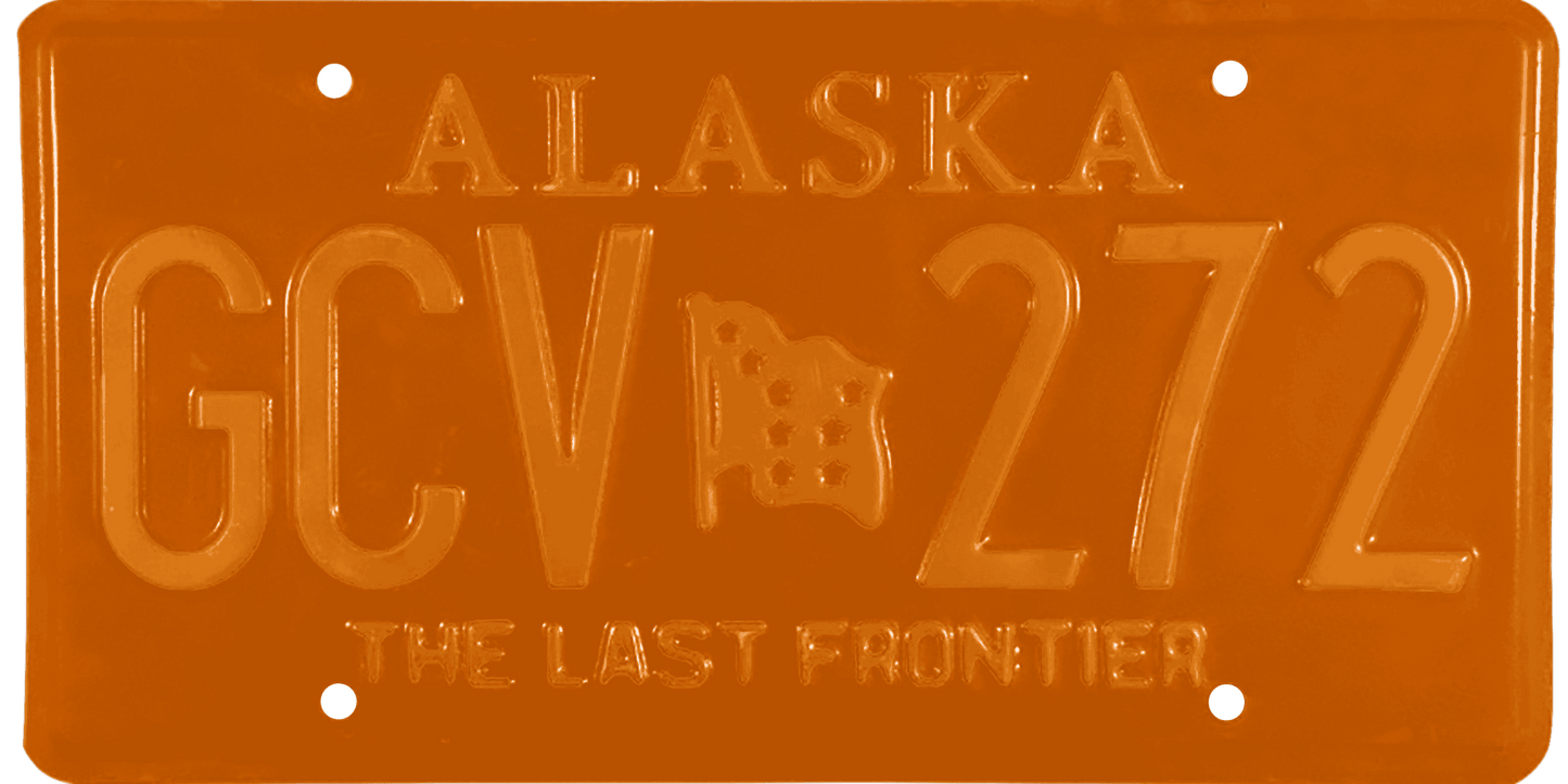 Alaska License Plate Wrap Kit