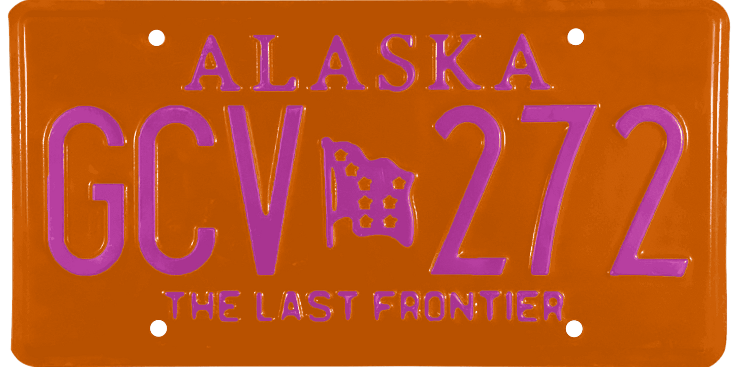 Alaska License Plate Wrap Kit