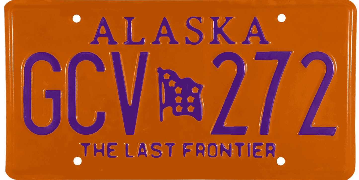 Alaska License Plate Wrap Kit