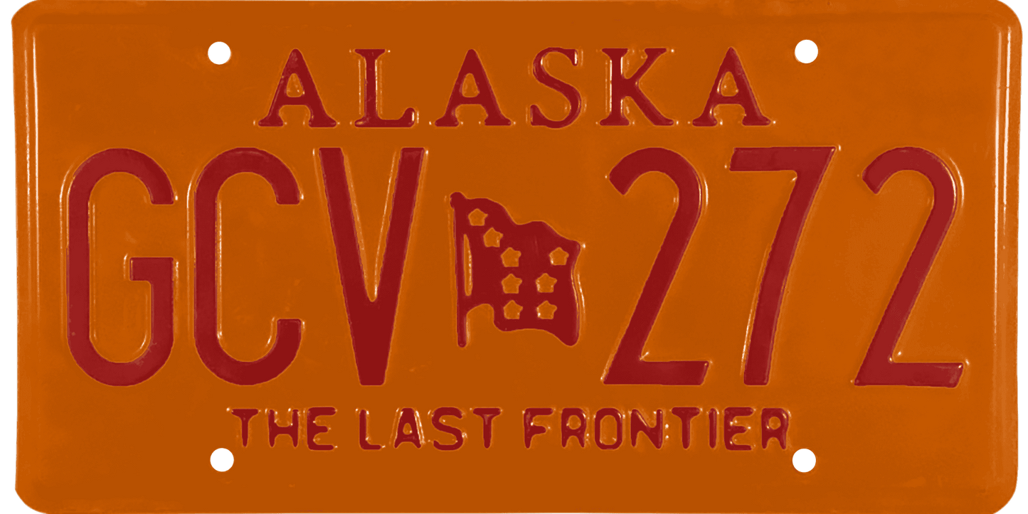 Alaska License Plate Wrap Kit