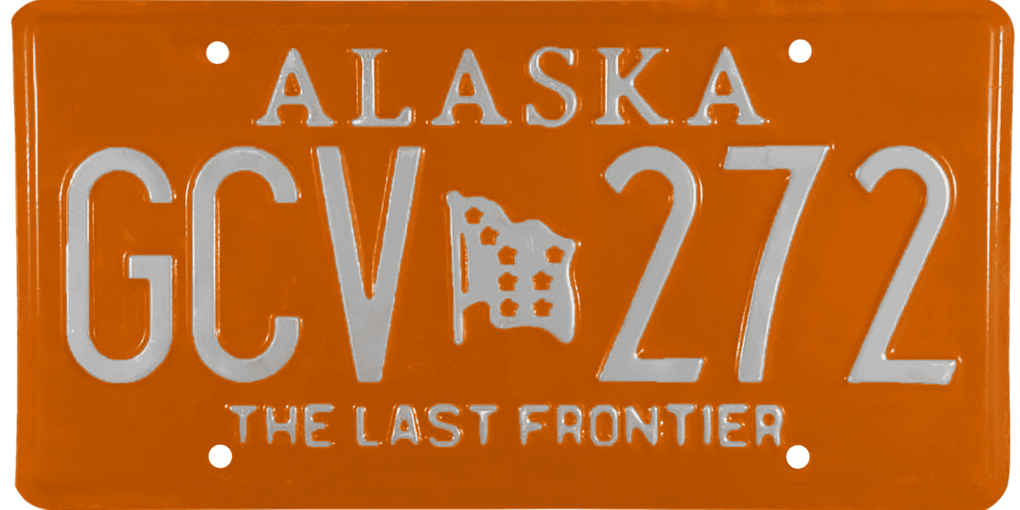 Alaska License Plate Wrap Kit