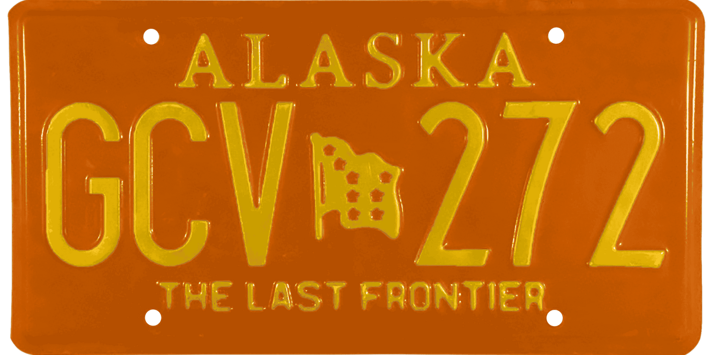 Alaska License Plate Wrap Kit