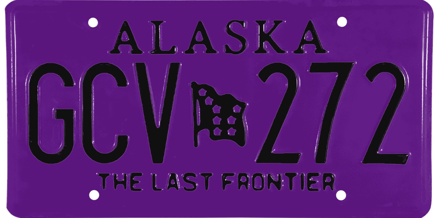 Alaska License Plate Wrap Kit