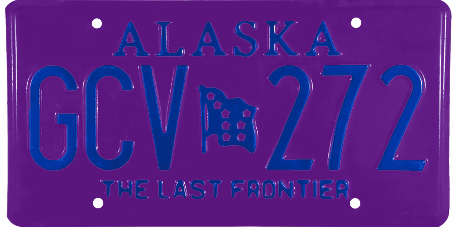 Alaska License Plate Wrap Kit