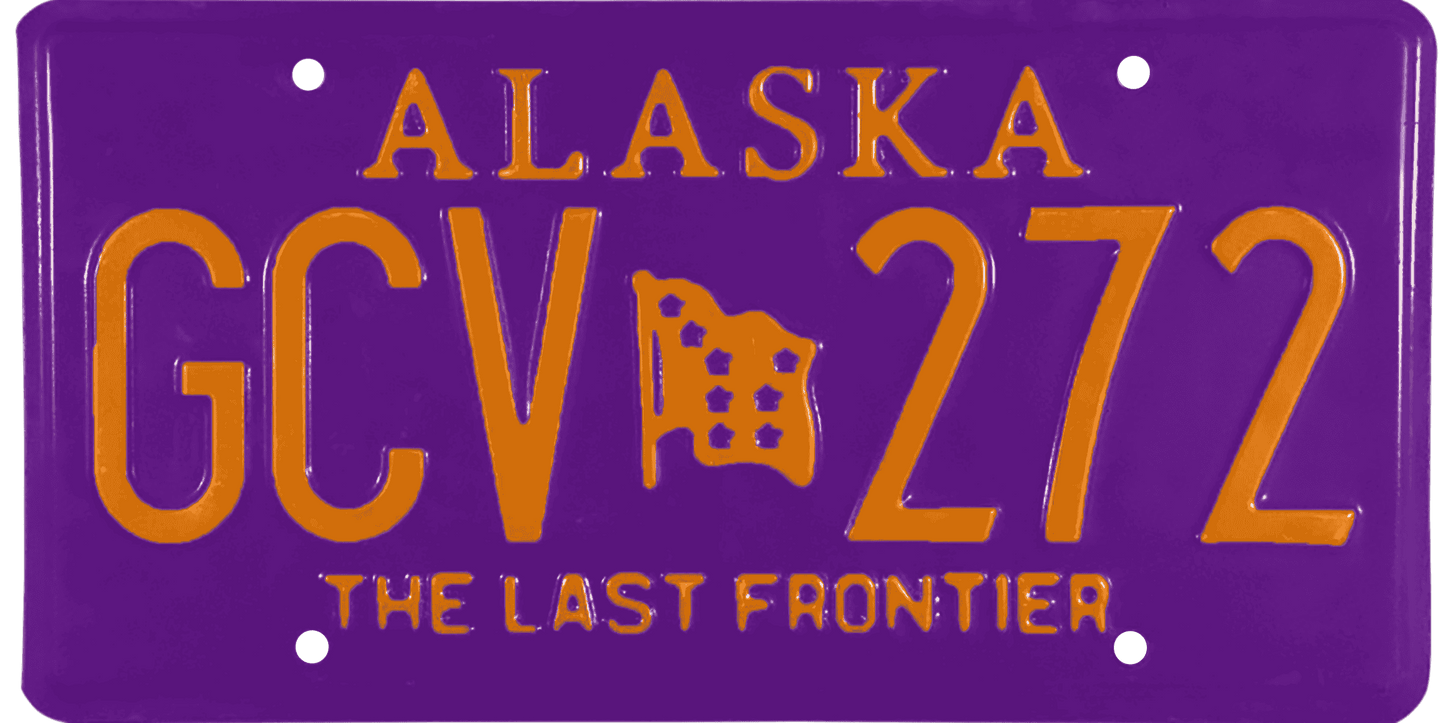 Alaska License Plate Wrap Kit