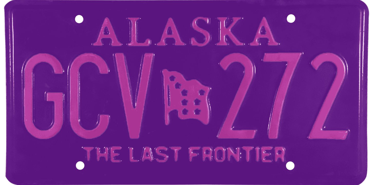 Alaska License Plate Wrap Kit