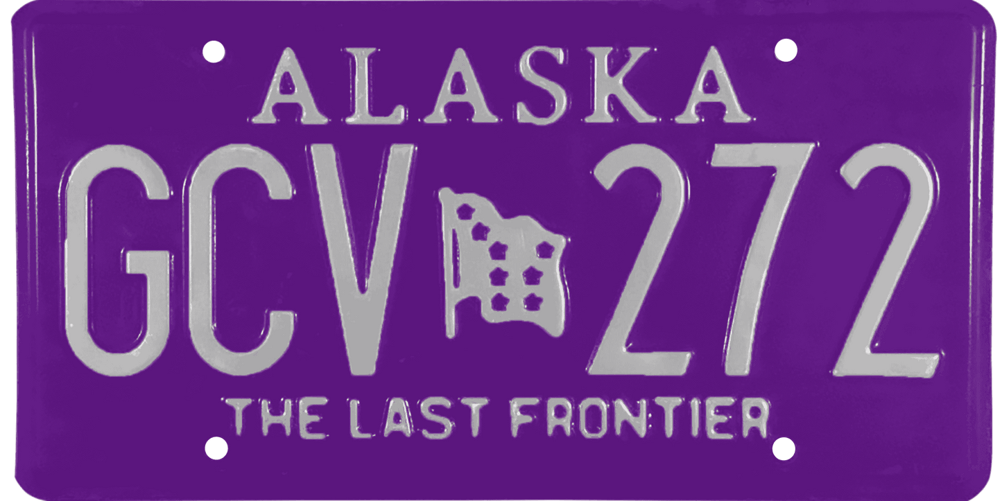 Alaska License Plate Wrap Kit