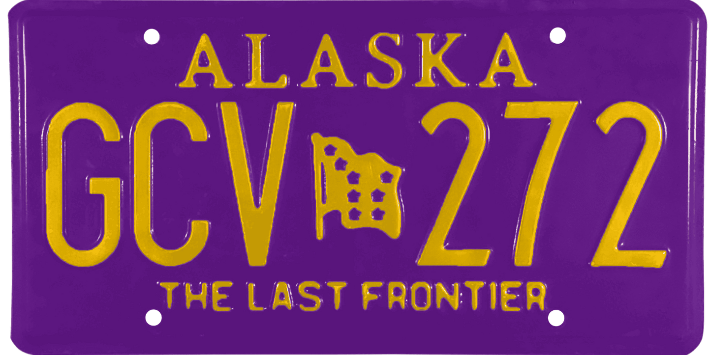 Alaska License Plate Wrap Kit