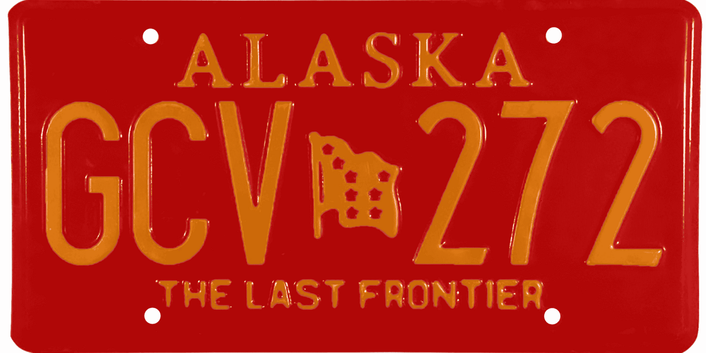 Alaska License Plate Wrap Kit