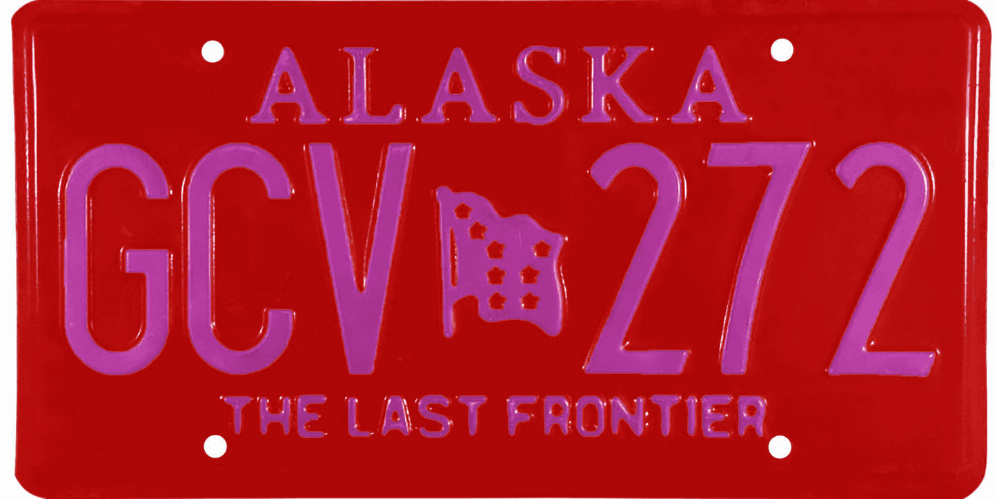 Alaska License Plate Wrap Kit