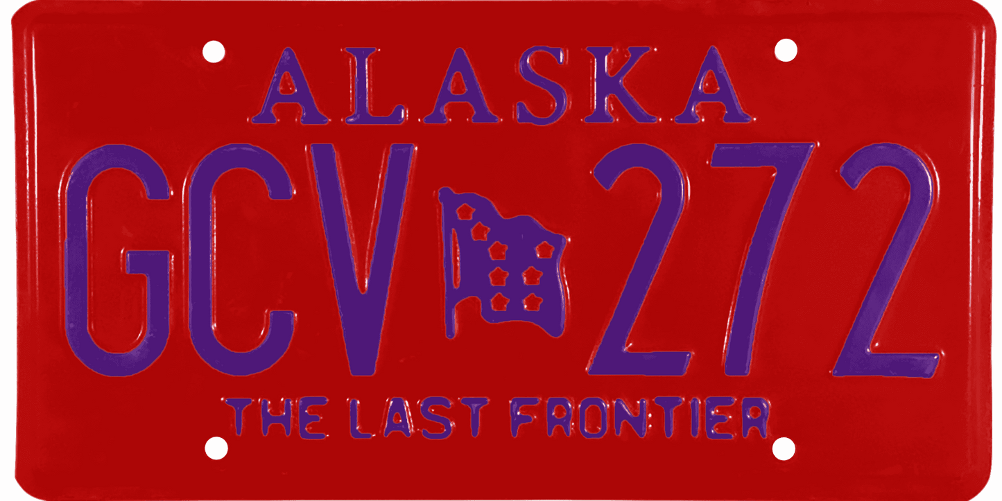 Alaska License Plate Wrap Kit