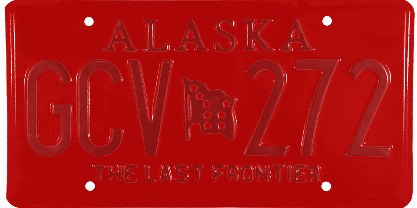 Alaska License Plate Wrap Kit