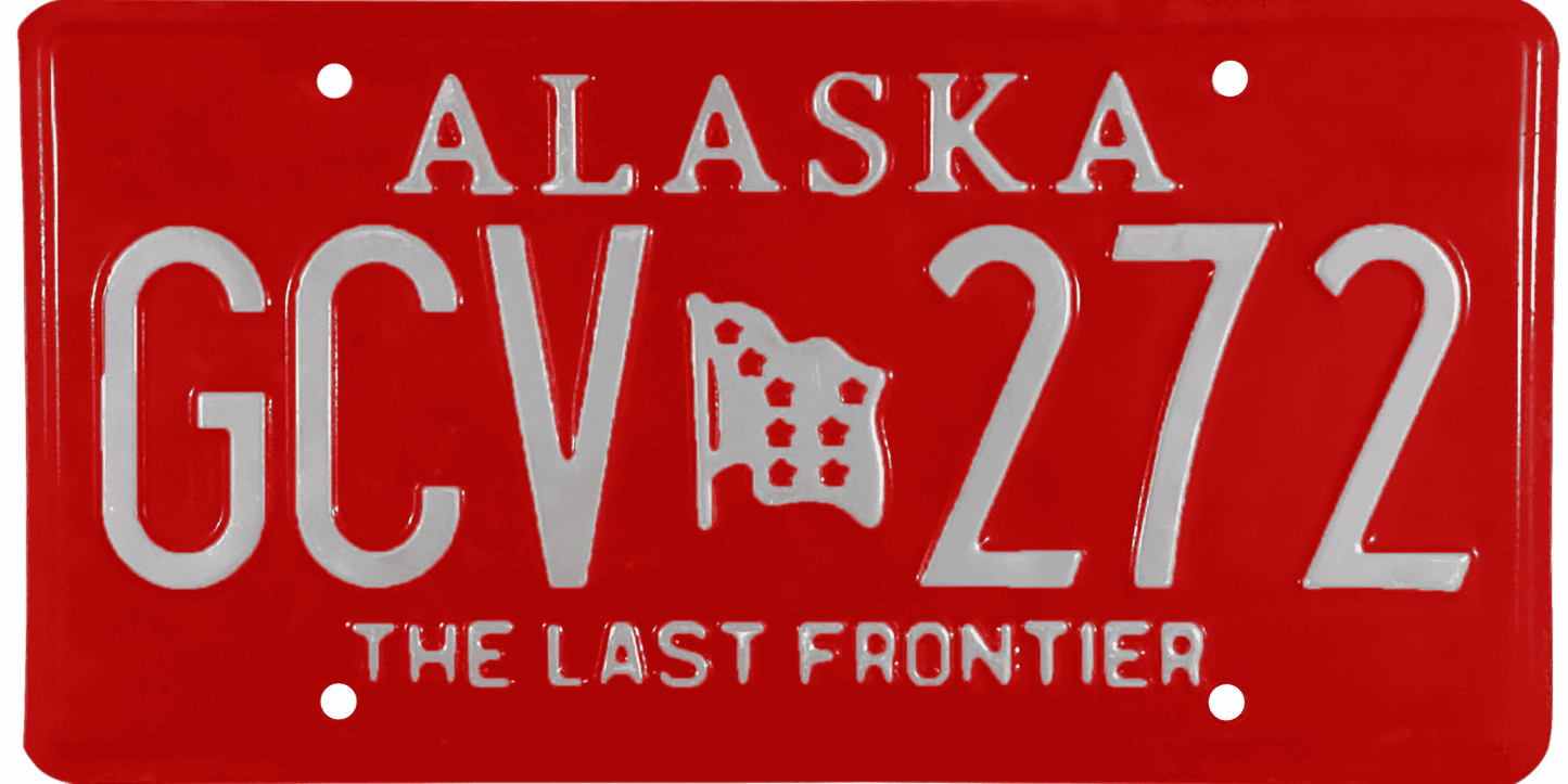 Alaska License Plate Wrap Kit