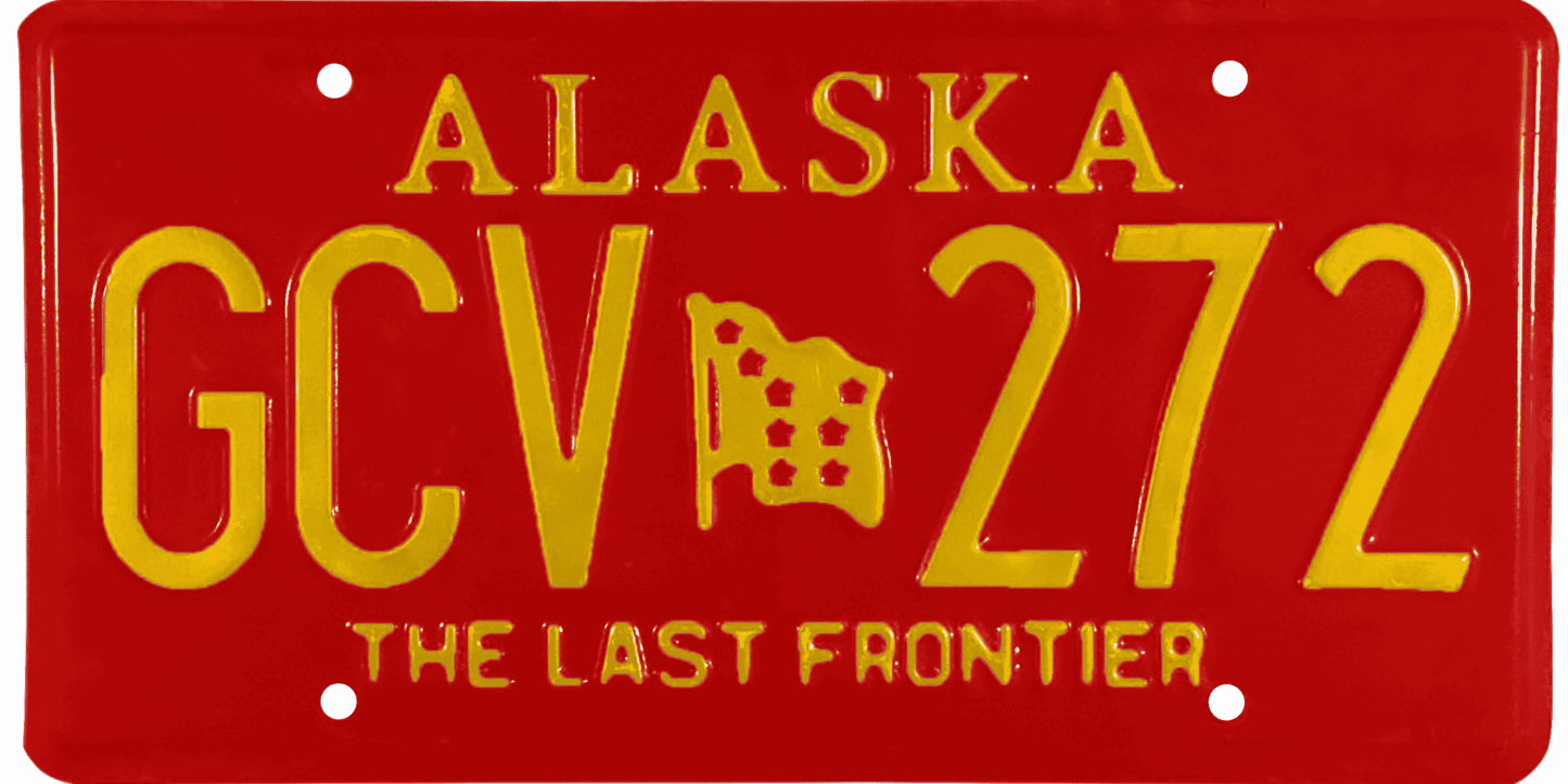 Alaska License Plate Wrap Kit