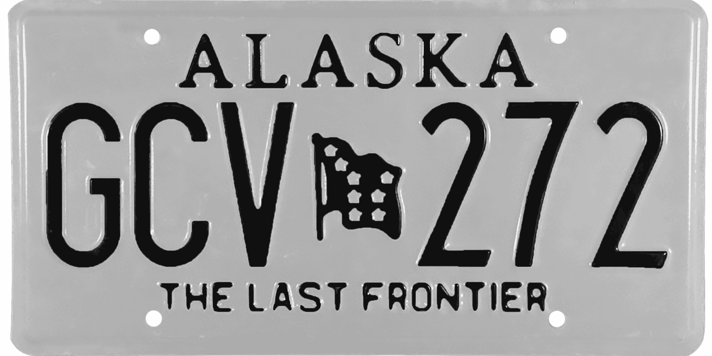 Alaska License Plate Wrap Kit