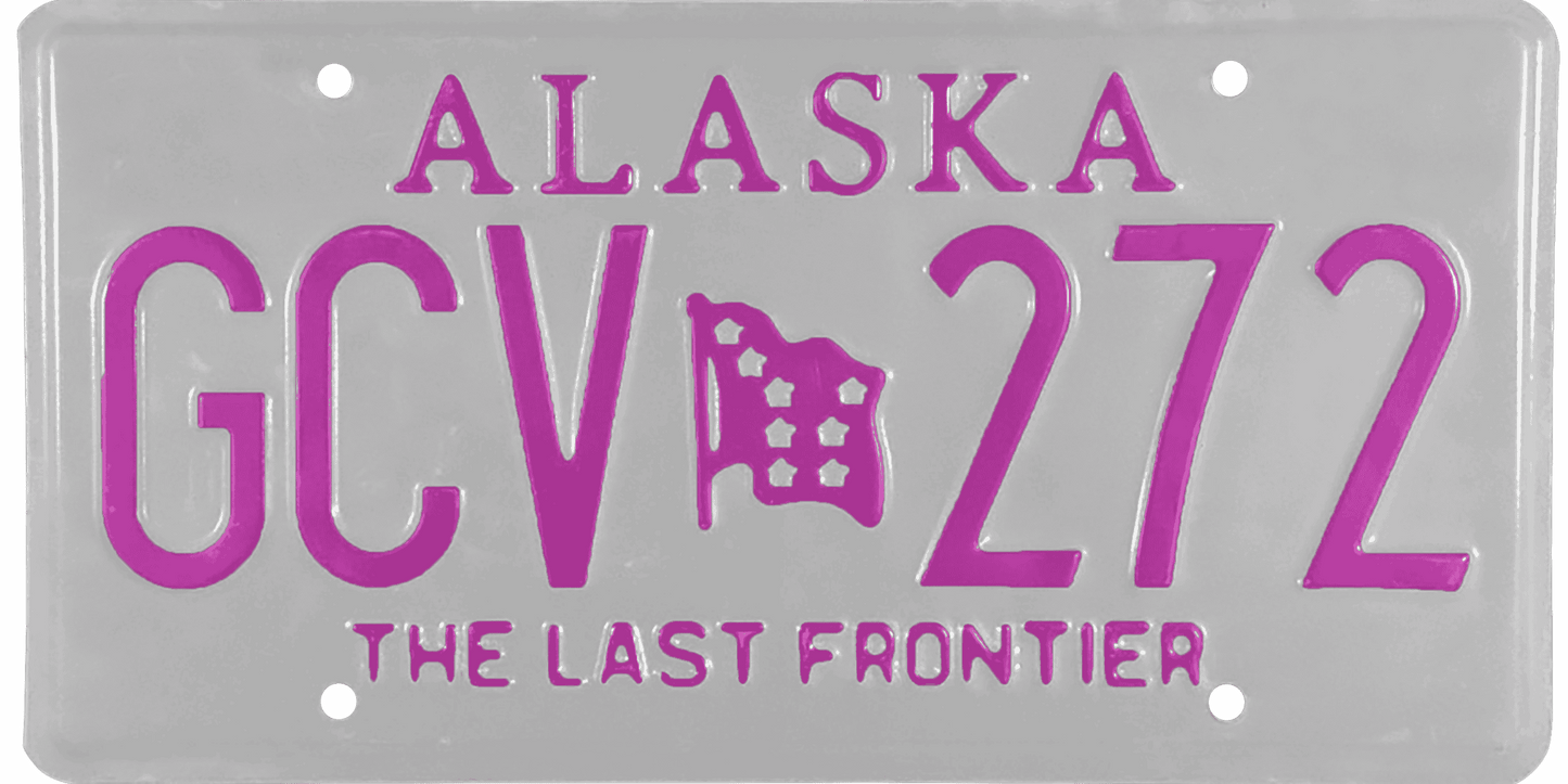 Alaska License Plate Wrap Kit