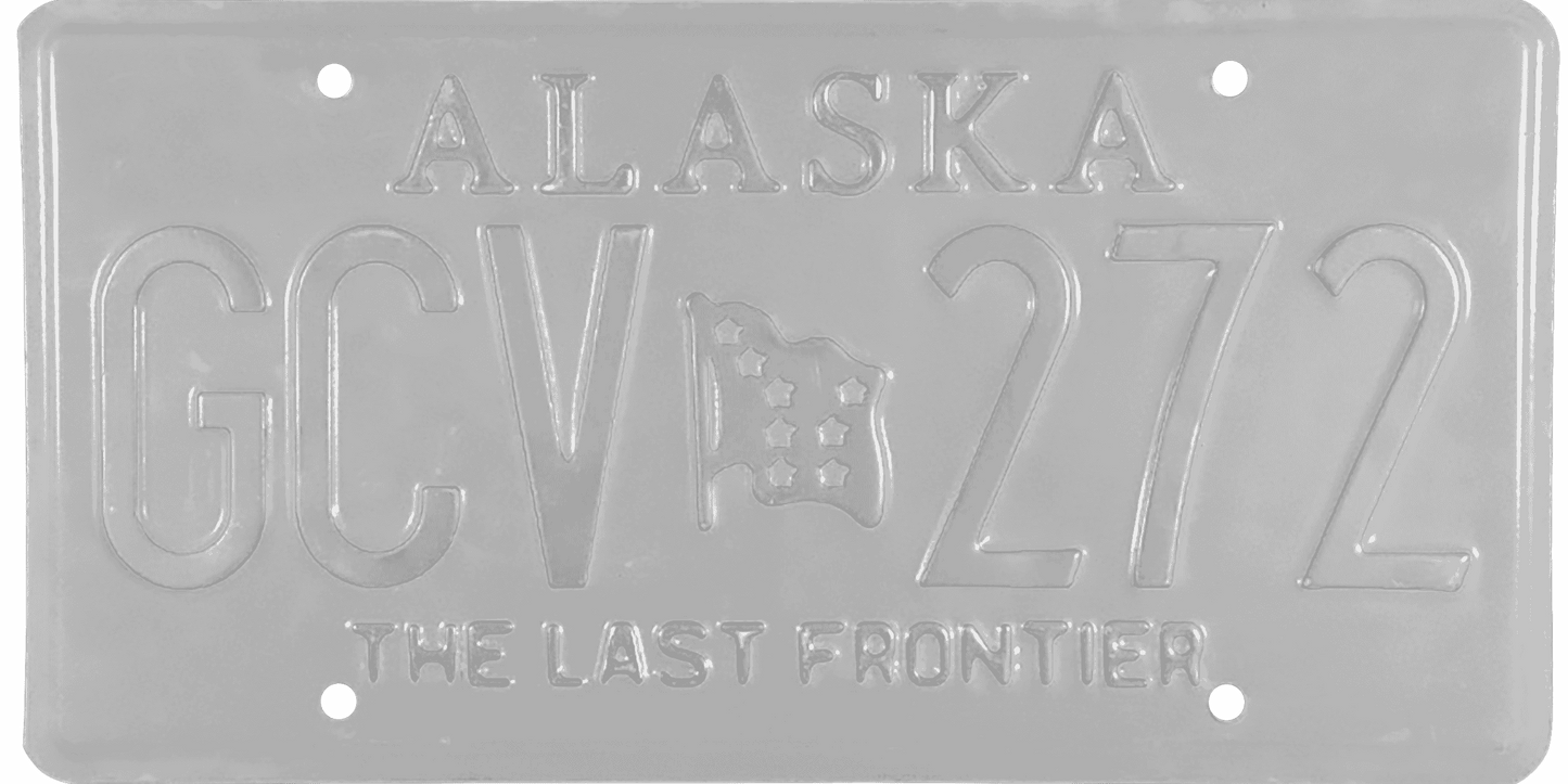 Alaska License Plate Wrap Kit