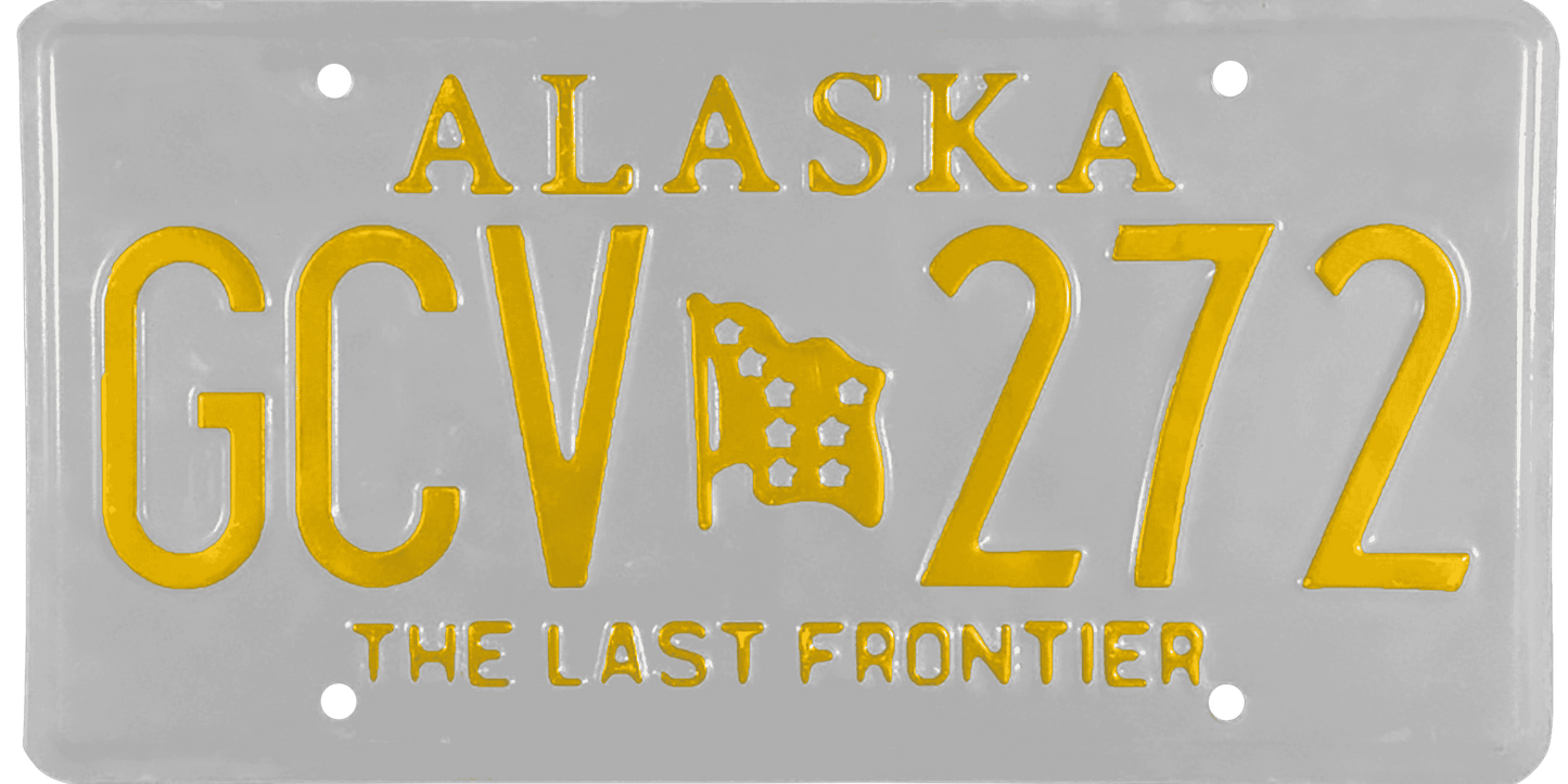 Alaska License Plate Wrap Kit