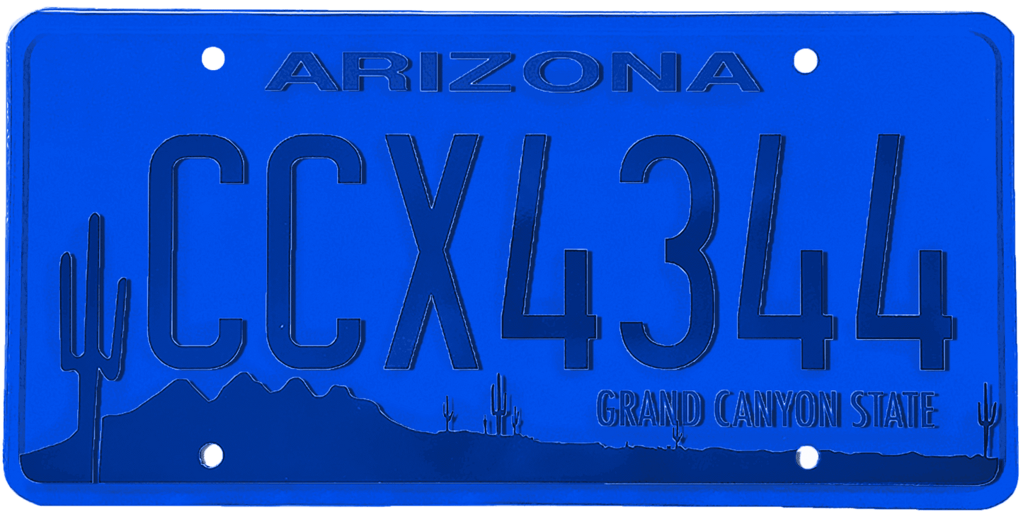 Arizona License Plate Wrap Kit