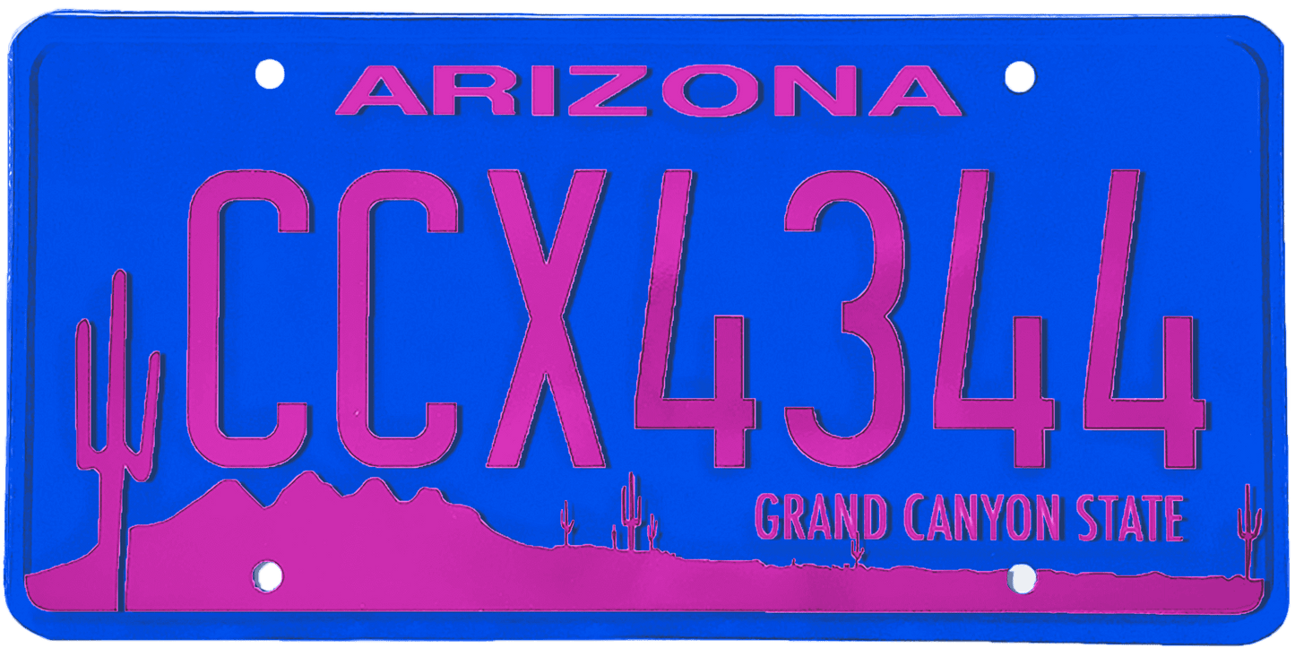 Arizona License Plate Wrap Kit