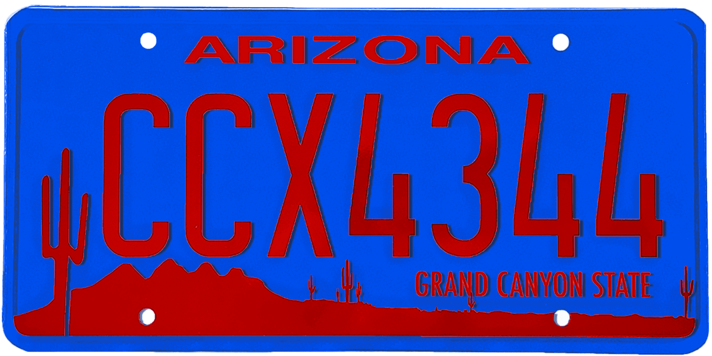 Arizona License Plate Wrap Kit