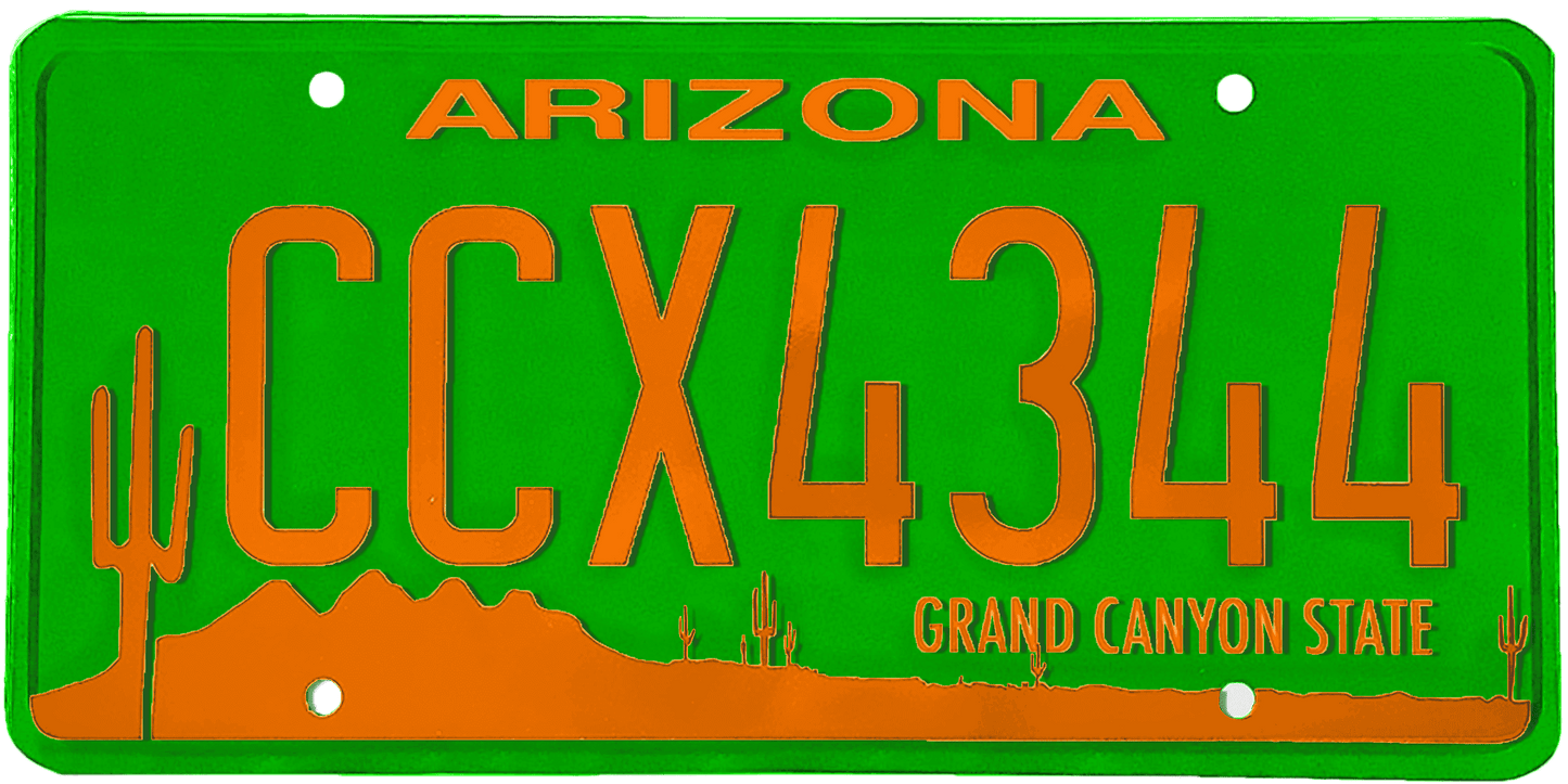 Arizona License Plate Wrap Kit