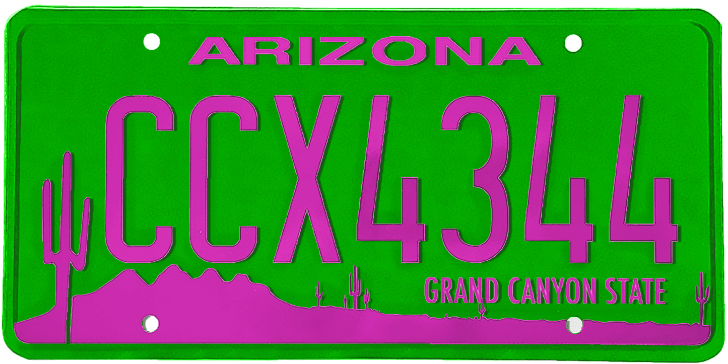 Arizona License Plate Wrap Kit