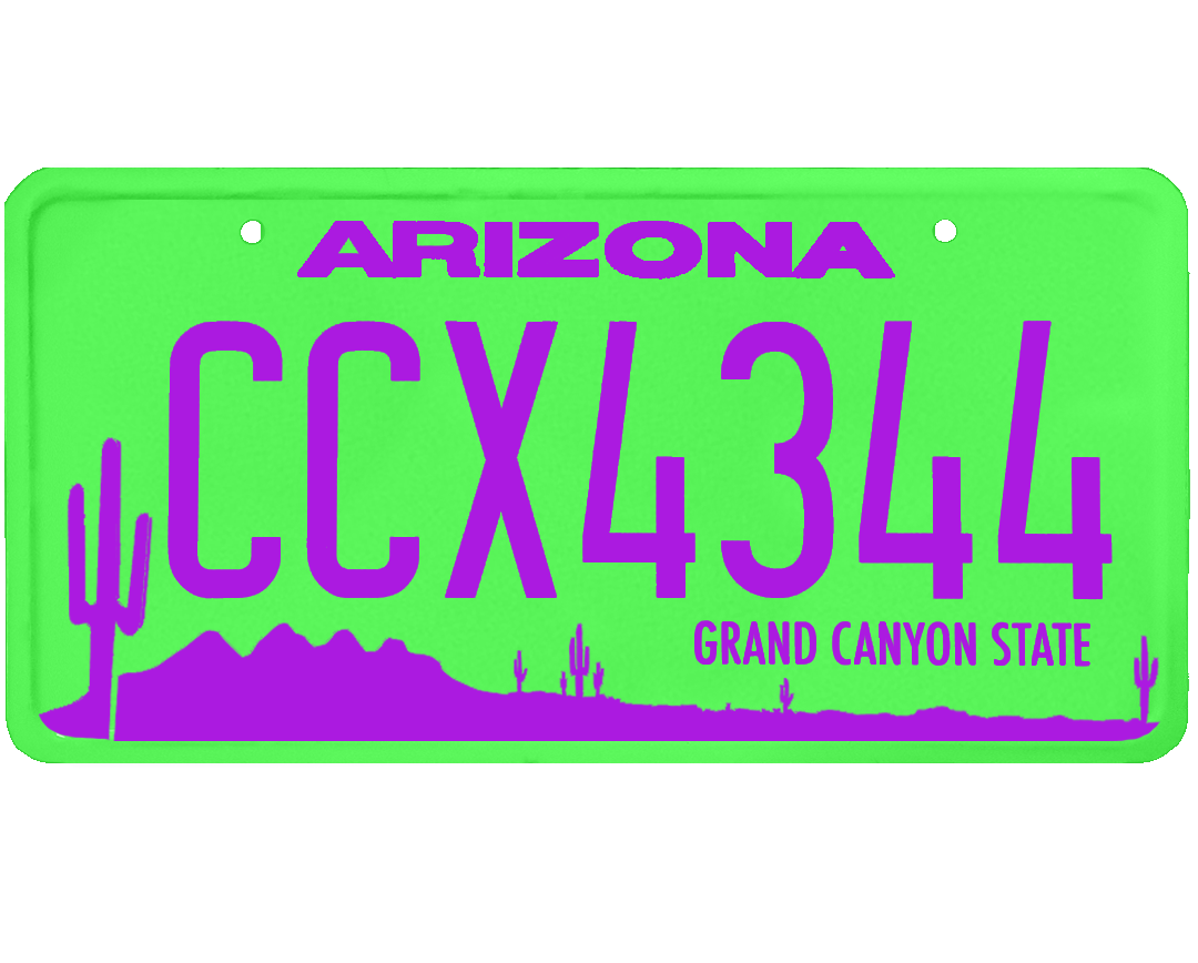 Arizona License Plate Wrap Kit