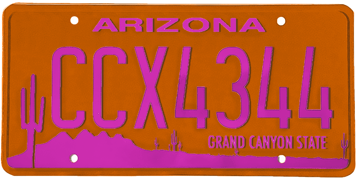 Arizona License Plate Wrap Kit